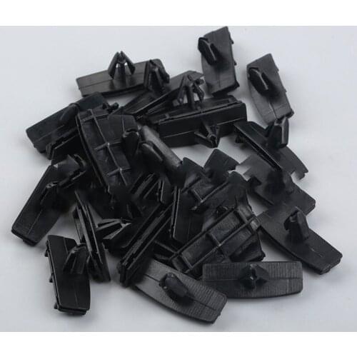 25pcs Fender Flare Rocker Moulding Clip For Jeep Wrangler Unlimited JK 68039280-AA Auto Push Retainer Pin Rivet Fasteners