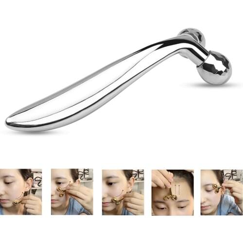 3D Face Lift Roller Massager Facial Massage Skin Care Tools V Shape Roller-Massager Beauty Tool Face Lifting Anti Wrinkle Aging
