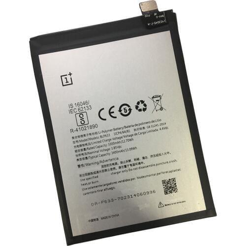 5pcs/lot 3400mAh BLP633 Battery for OnePlus 3T A3010 1+ 3T Phone OnePlus battery