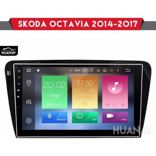 Android8 4GB+32GB/Android7 2GB+16GB Car DVD player GPS navigation for Skoda Octavia 2014 2015 2016 2017 multimedia Head Unit