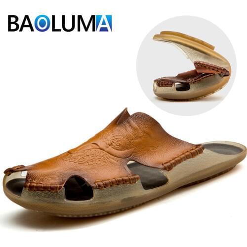 Мужские тапочки BAOLUMA China At AliExpress
