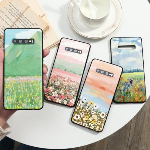 Art Oil Painting Case For Samsung S20 S10 S9 S8 Note 20 Ultra 10 Plus Lite 8 9 S10e S7 Edge A10 A10s A20e A40 A50 A71 Cover