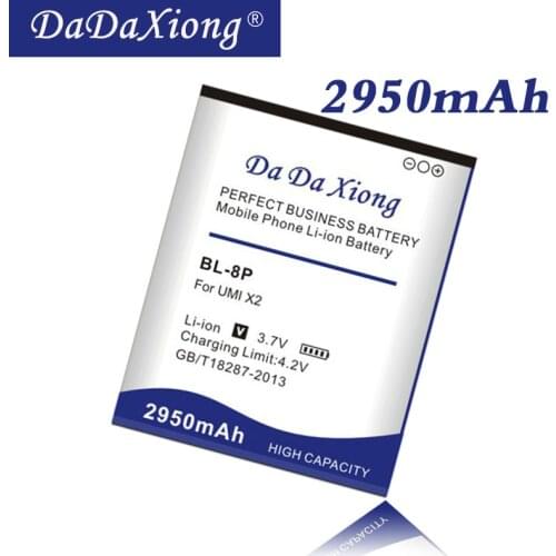 DaDaXiong 2950mAh BL 8P BL-8P Battery For UMI X2 VOTO X2 V5 DNS S5002 Phone Battery