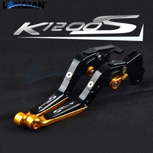 For BMW K1200S Motorcycle Adjustable Extendable Foldable Brake Clutch Levers K 1200 S K1200 S 2004 2005 2006 2007 2008 Parts