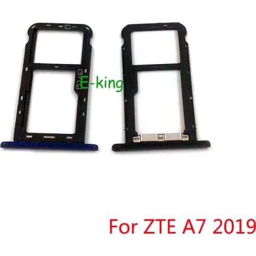 For ZTE A610 A7 2019 Sim Card Slot Tray Holder Sim Card Reader Socket