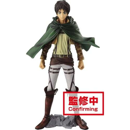 Pre-Sale 26Cm Attack On Titan Eren Jaeger Anime Action Figure Doll Pvc Hand-Made Cartoon Model Toys Ornaments Gift for Children