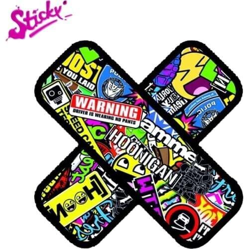 STICKY PLASTER STICKER BOMB Colour Car Sticker Decal Decor Motorcycle Off-road Skateboard Laptop Trunk Guitar PVC Vinyl Sticker