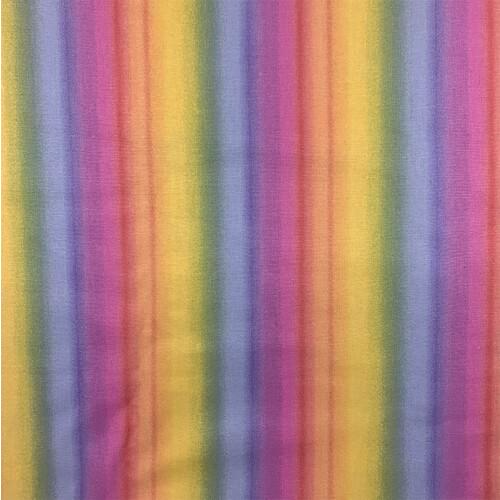 Beautiful 100% Cotton Fabric Colour Bottom Rainbow Pattern Digital Print Sewing Material DIY Home Patchwork Dress Clothing