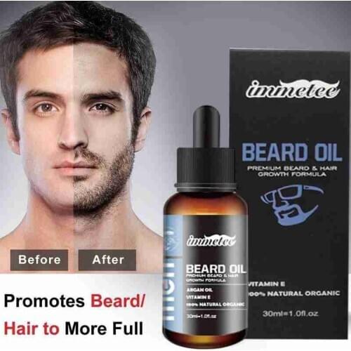 Softening Beard Oil Natural Organic Hair Loss Products For Men Beard Care Nourishing Enhancer Conditioner Beard Growth Oils 30ml
