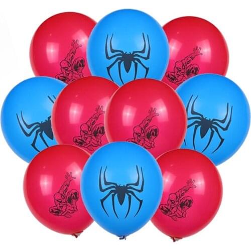 Spiderman Latex Balloons Set Super Hero Theme Party Decoration Globos Boys Toys Children Birthday Party Supplies