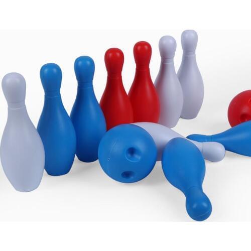 Bowling Balls Pins Set Fun Indoor Family Game Sports Educational Toy Kids Gift
