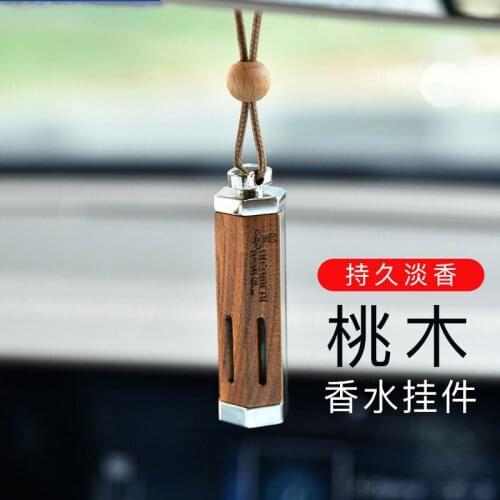 Creative walnut Car Air Freshener Original Perfume Bottle Car Air Freshener Diffuser Automobiles Ornaments