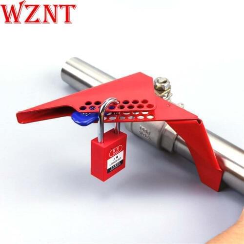 NT-SB01 NT-SB02 NT-SB03 Wedge shape Safety locks Ball Valve Lockout Safety Device Wedge Standard Valve Master Steel Lock
