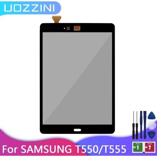 9.7" New For Samsung Galaxy Tab A 9.7 SM-T550 T550 T551 T555 Touch screen Outer Glass Panel Replacement For T550 T555+ Tool
