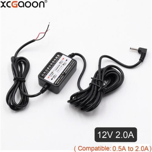 XCGaoon Car Charger DC Converter Module 12V 24V To 12V 2.0A With Diameter 3.5mm Port fit Radar Detector DVR Camera 3.1meter