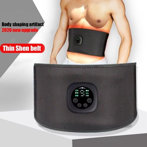 EMS Electronics Abdominal Belt Muscle Stimulator Slimming Waist Band Waist Trainer Weight Loss Body Shapers Exercise Fitness