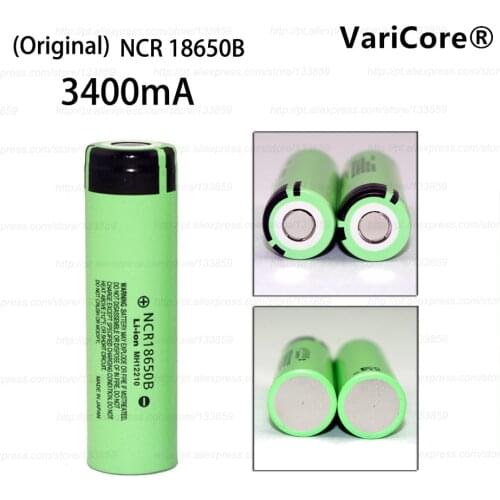 1 pcs. .. 100% brand new and original for the Panasonic 18650 3.7 V 3400 mAh battery Lthium NCR18650B industrial equipment used