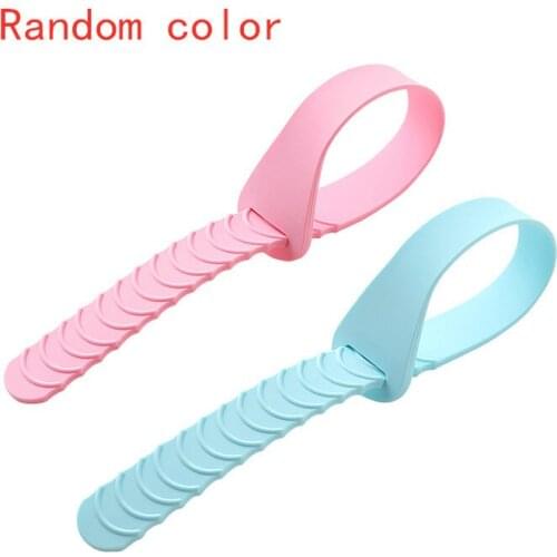 2pcs Household Toilet Cover Band Silicone Adjustable Sanitary Potty Lifter Squat Toilet Handle Bathroom Supplies Accesorios