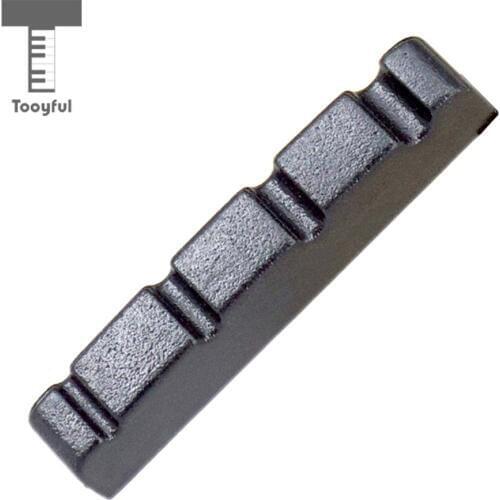 Tooyful 2 Pcs String Slotted Nuts for 4 String Electric Bass Guitar Accessory