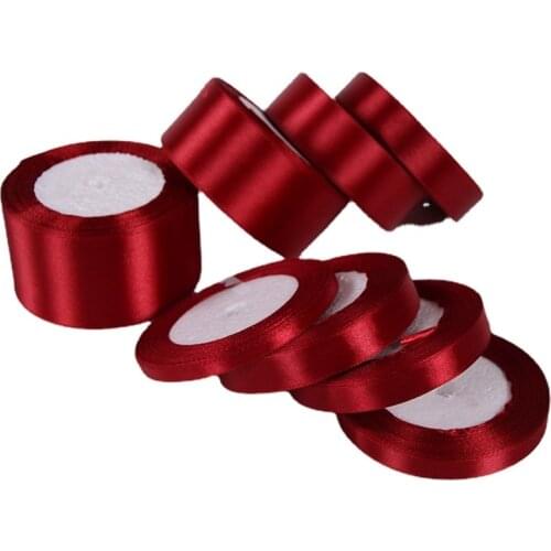 25 yards/lot 6mm-75mm DIY Satin Ribbons Crafts Natural Ribbon Bows Gift Birthday Party Wedding Handmade Accessories Decor