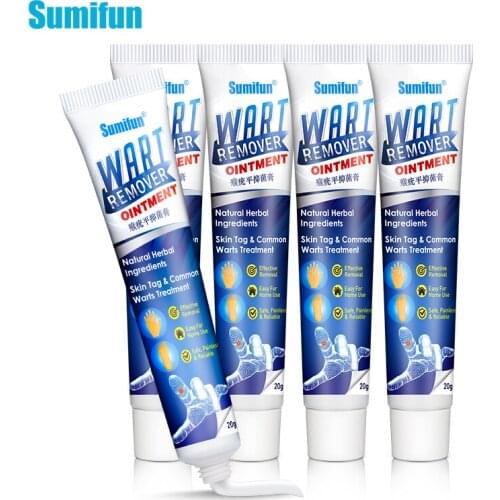 5pcs Warts Remover Antibacterial Ointment Wart Treatment Cream Skin Tag Remover Herbal Extract Corn Plaster Warts Ointment P1164