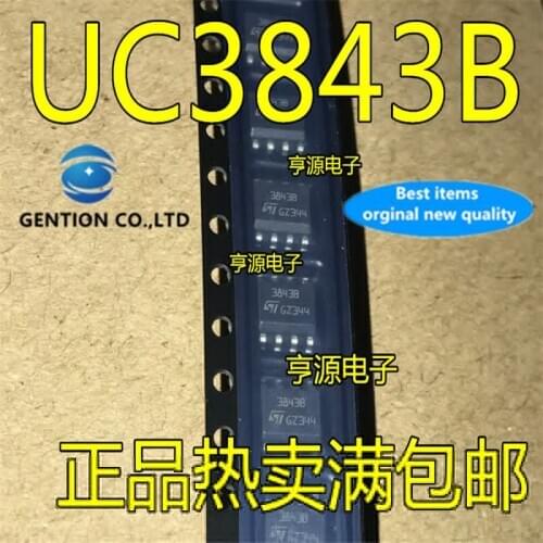 50Pcs UC3843B 3843B UC3842B 3842B Controller chip in stock 100% new and original