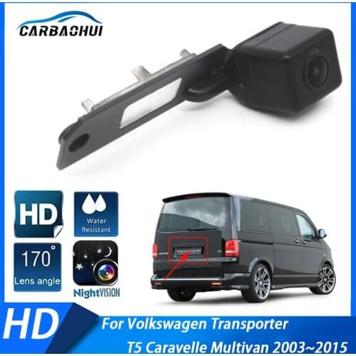 Car Rear View HD Waterproof Camera Parking Monitor Reverse Wireless For Volkswagen Transporter T5 Caravelle Multivan 2003~2015