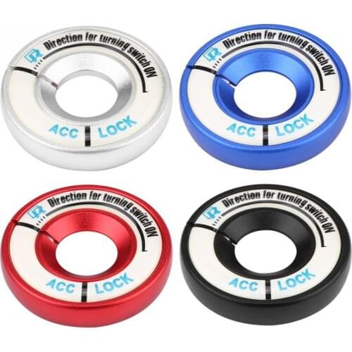 Car Luminous Ignition Switch Ring Circle Key Hole Cover Trim for VW Golf 4 5 6 Jetta Bora Passat Polo Car Accessories Stickers