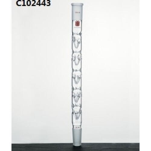 C102443 synthware,Column, Distilling,Vigreux, Indentation Length: 300mm, Upper Joint: 24/40, Lower Joint: 24/40