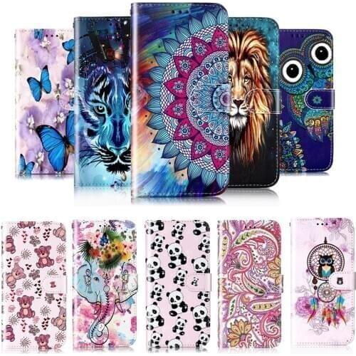 Light Oil Embossed Book Flip PU Leather Case For Xiaomi Redmi Note 8 Pro Flower Wallet Stand Phone Case