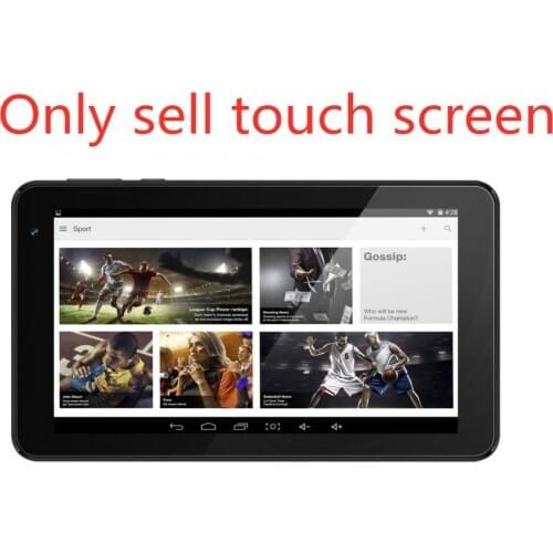 Black 7 Inch touch screen for SENCOR 7Q105 Capacitive touch screen panel repair replacement parts