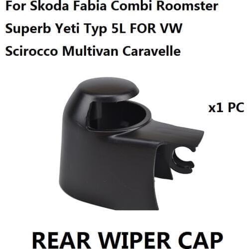 Car Styling Rear Wiper Washer Arm Cover Cap For Skoda Fabia Combi Roomster Superb Yeti Typ 5L For VW Scirocco Multivan Caravelle