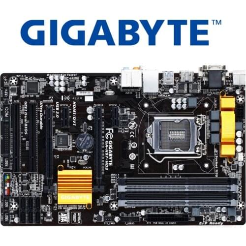 LGA 1150 For Intel H97 Gigabyte GA-H97-HD3 Motherboard DDR3 USB3.0 32GB H97 HD3 Desktop Mainboard Systemboard H97-D3H SATA3 Used