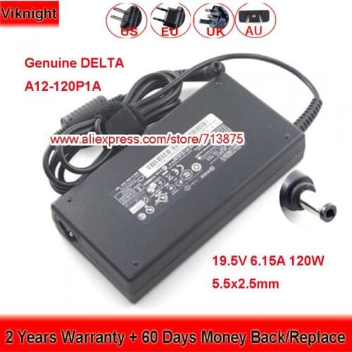 Genuine DELTA A12-120P1A 120W Charger ADP-120MH D 19.5V 6.15A AC Adapter for CLEVO N170RD N150RF N871EK1
