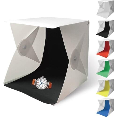20CMPhotography Softbox Lighting Kits Simple Portable Folding Studio,Small LED Photography Soft Light box,Mini Studio