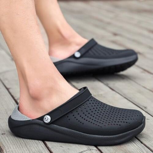 Unisex Mens shoes Summer Beach Sandals Slides Fashion Slip-on Garden Shoes Slippers Female Male Clogs Water shoes for Men