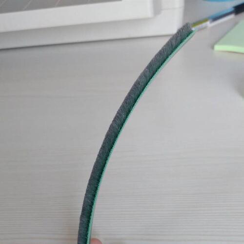 Felt Draught Excluder Wool Pile Weatherstrip Sliding Sash Screen Window Gliding Door Brush Seal Bristles 10mm 10x6mm 10m Gray