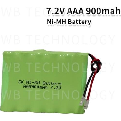 1 PCS/lot Brand new 7.2v AAA 800mAh ni-mh battery pack Rechargeable batteries Free shipping