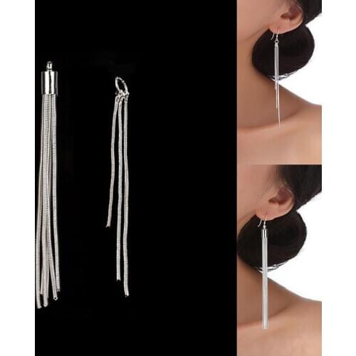 2019New 60Pcs 6Row or 3Row Tassel Chain Buttons for DIY Jewelry Earrings or Hair Accessories Handmade BY38-BY39