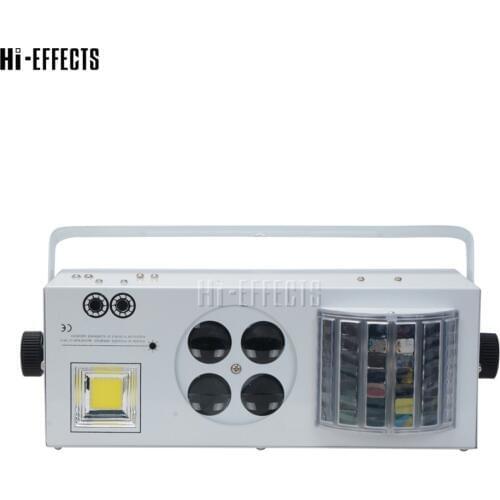 4pcs/lot DMX512/Sound control 4in1 LED Stage Effect Lights Long Working Gobo laser strobe night club lights