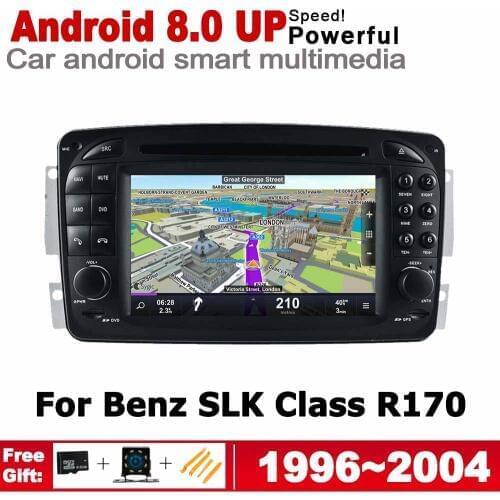 6.2" HD DSP Android 8.0 up Car DVD GPS Navi Map For Mercedes Benz SLK Class 1996~2004 NTG 2 DIN multimedia player radio WiFi