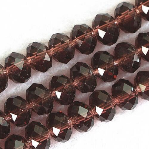 70pcs/strand hot sale multicolor 6*8mm faceted rondelle abacus crystal glass beads for jewelry making loose spacers beads B671