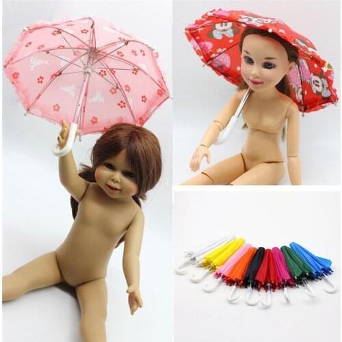 Doll Accessories 18 Inch Girls Christmas Doll Toys Umbrella for 16 Inch