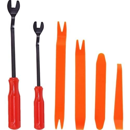 Car Fastener Removal Tool Radio Panel Door Clip Panel Trim Dash Audio Removal Installer Pry Kit Auto Pry Portable Hand Tools