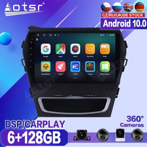 For Hyundai IX45 Santa Fe 2014 2015 2016-2018 Car Multimedia Player Recorder Stereo Android Radio Audio GPS Navigation Head Unit