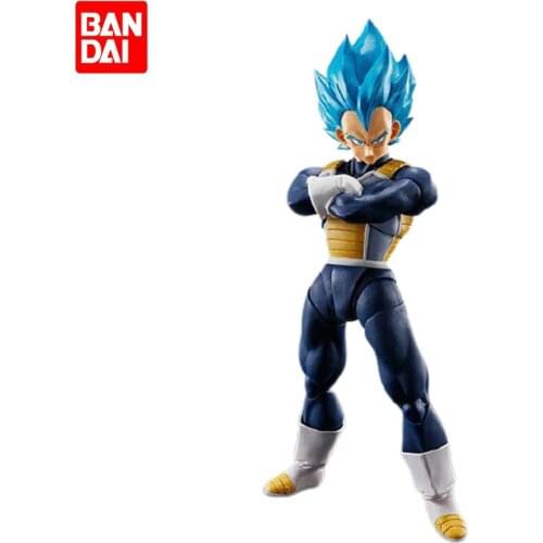 Bandai SHF Dragon Ball Super Theater Edition Super Saiyan God Blue Hair Ve Vegeta IV Decorations Childrens Gifts Best Gift