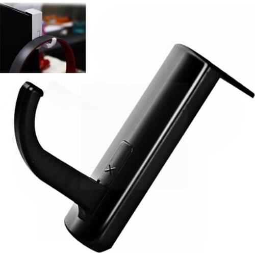 Hot 1Pcs Universal Headphone Holder Headset Hanger Color Monitor Hangable Supplies Earbuds Earphone 2 Wall Holder Stand PC V5Y0