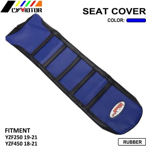 For Yamaha YZF250 YZF450 YZF 250 450 YZ250F YZ450F YZ-F Motorcycle Rubber Gripper Soft Seat Cover Dirt Pit Bike 2018-2020 2021