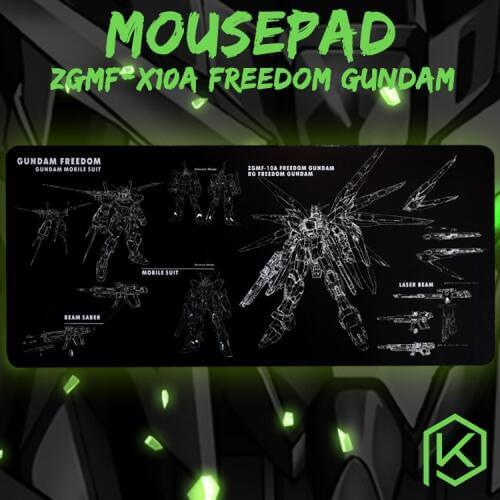 Mechanical keyboard mouse mousepad zgmf-10a freedom gundam 900 400 4 mm non Stitched Edges Soft/Rubber High quality