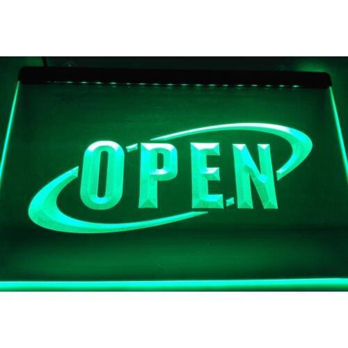LB038- OPEN NEW Cafe Restaurant Bar NR LED Neon Light Sign home decor crafts